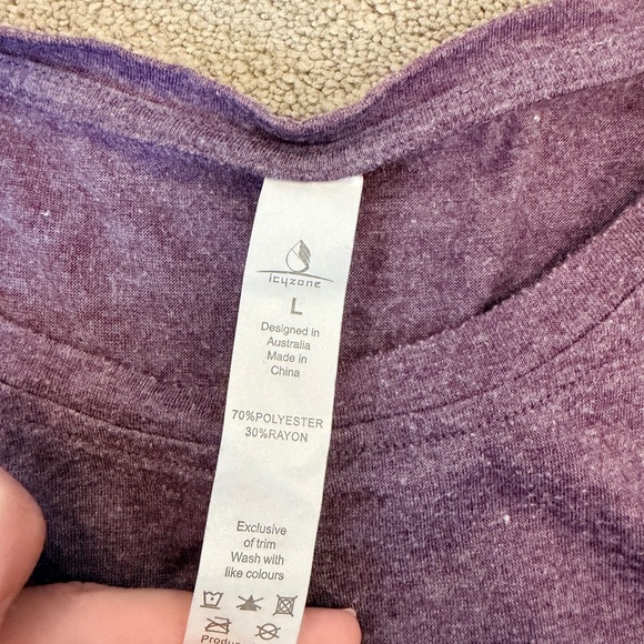 Purple Racerback Tank - Picture 2 of 3